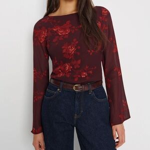 Reformation Marlow Top - Burgundy